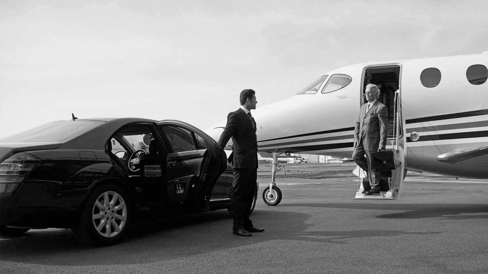 Limousinen-Service am Flughafen